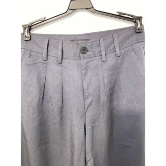 Banana Republic High Rise Wide Leg Charcoal Pants Size 6 - Picture 2 of 6